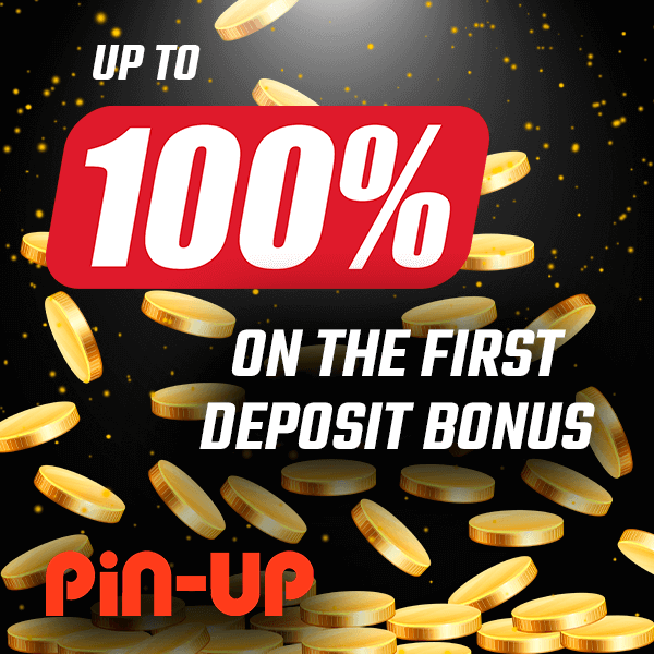 on the first deposit up to 100%